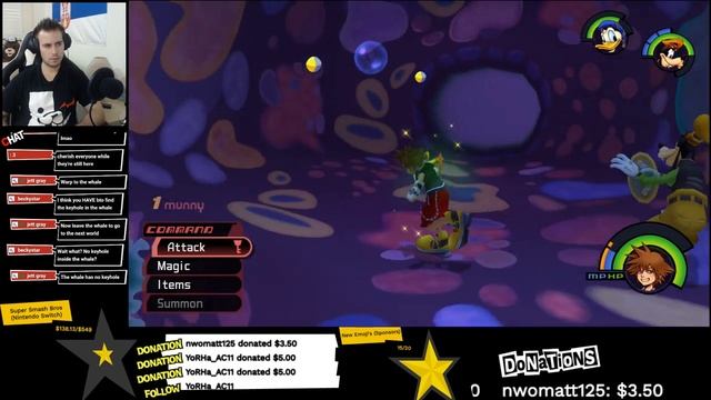 Kingdom Hearts BLIND Playthrough - 6 - Feat. Hachan - New Disney World (Let's Play Walkthrough) смотреть онлайн