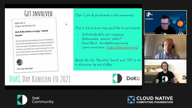 DoK Governance (and Nellie´s book) - DoKC Day // Evan Powell & Patrick McFadin смотреть онлайн