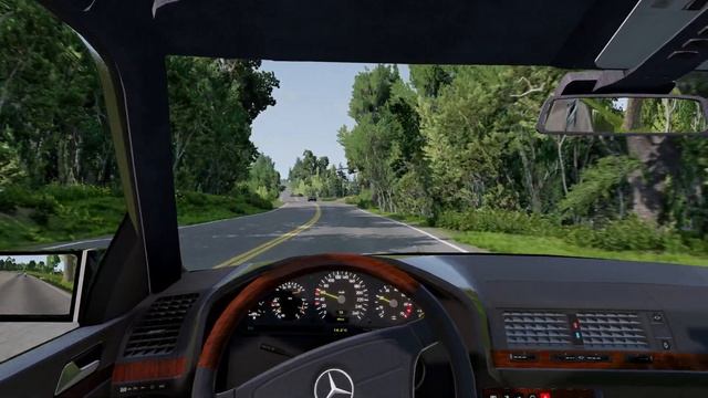 BeamNG - Mercedes-Benz S-Class W140 - East Coast USA смотреть онлайн