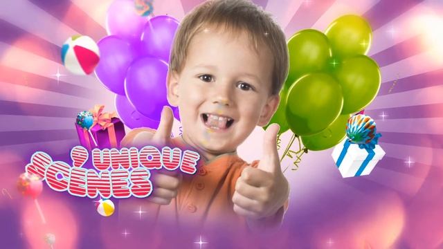 Sony Vegas template (проект) - Kids birthday смотреть онлайн