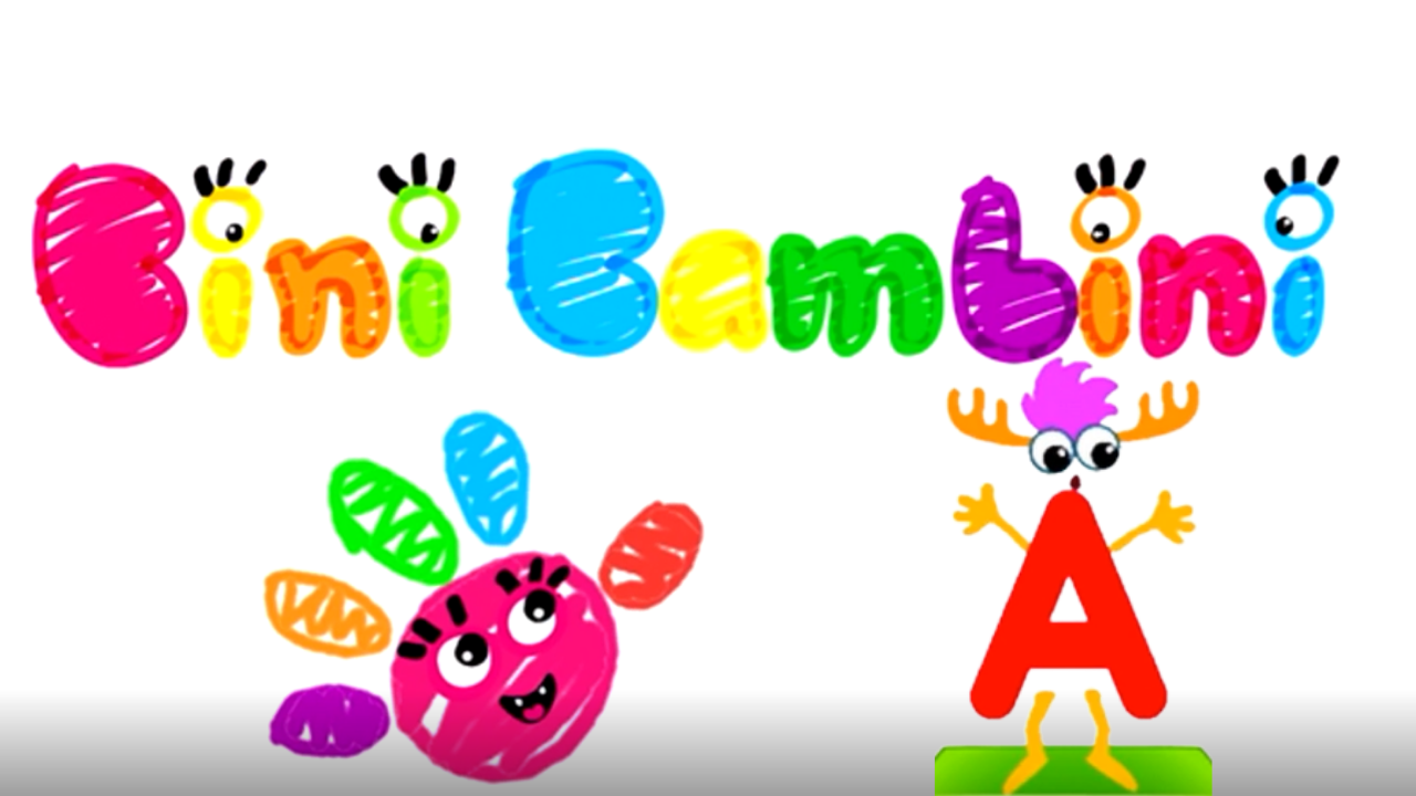Учим буквы и слоги с игрой BiniBambini. Буква "А" смотреть онлайн