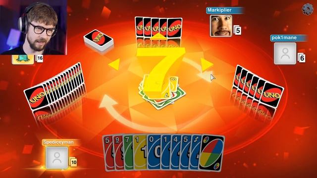 Win The Game or Draw 25 Cards | Uno w/ Markiplier & Pokimane смотреть онлайн