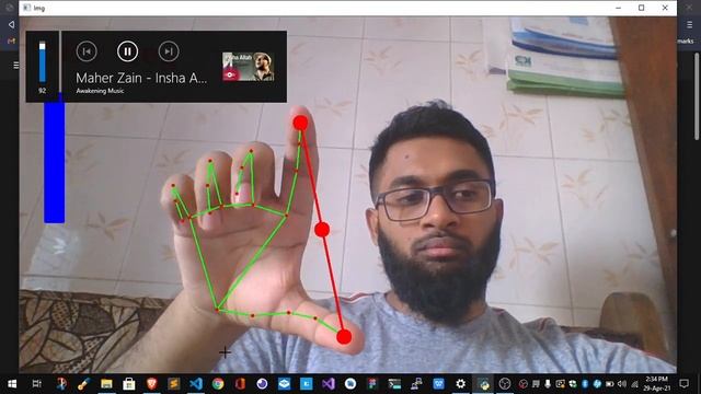 Volume control with Hand gesture using Python, OpenCV and Mediapipe смотреть онлайн