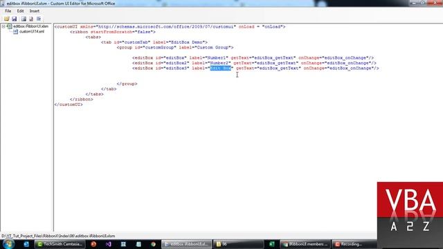 RibbonX 06 - Dynamic Edit Box Control, iRibbonUI Object Excel смотреть онлайн