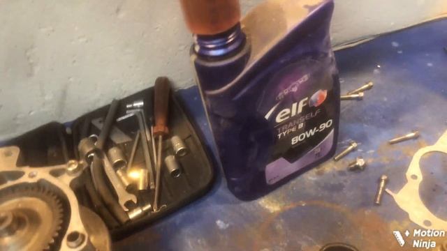 Редуктор Honda dio 35 ZX / Ремонт маслонасоса смотреть онлайн