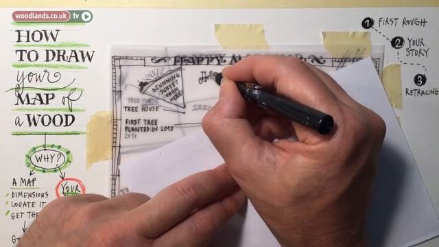How to draw your own map of your woodland смотреть онлайн