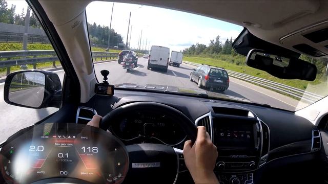 Haval H9 - POV test drive. Driver’s eyes смотреть онлайн