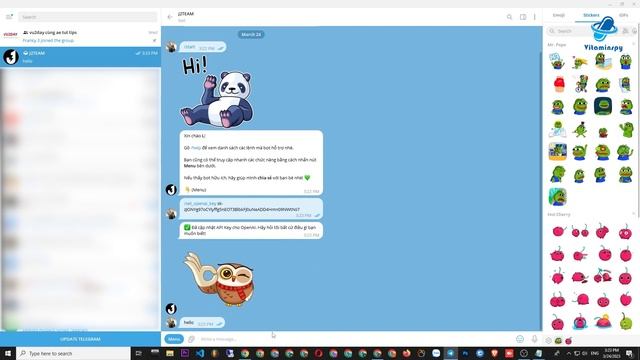 Create Bot Chat GPT Free On Telegram Only 10 seconds (Tạo bot GPT trên Telegram miễn phí) смотреть онлайн