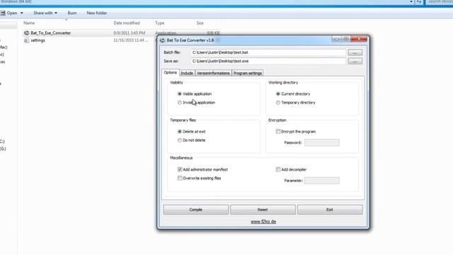 Batch Programming: Lesson 5 (Convert .BAT to .EXE) смотреть онлайн