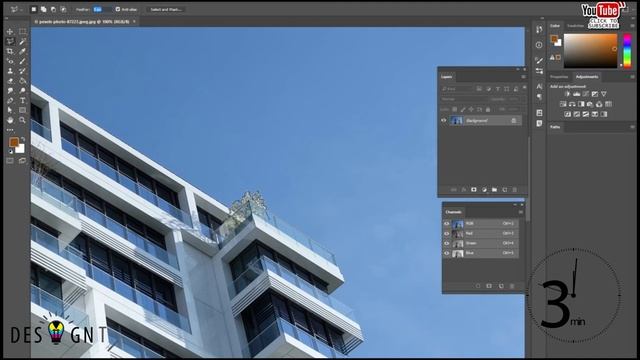 How To Remove Backgrounds using Polygonal Lasso Tool in Photoshop cc 2018 Design tips in 3 minute смотреть онлайн