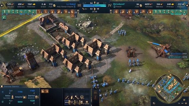 LeBaked (HRE) vs. Mr.CerbereP (French) Age of Empires IV смотреть онлайн