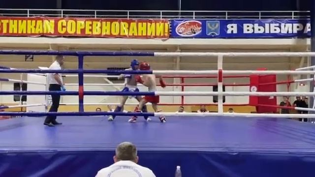 Всероссийский турнир по кикбоксингу 2022г Лоу-кик Гангин Владислав (красный) - Иванов Сергей (синий