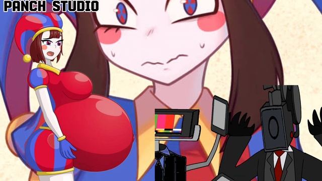 Skibidi toilet react's to POMNI | PART 1 | scrimming meme смотреть онлайн