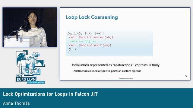 2023 EuroLLVM - Lock Coarsening optimizations for loops in Java смотреть онлайн