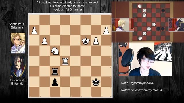 Analyzing the chess in Code Geass: I, LELOUCH VI BRITANNIA COMMANDS YOU, BLUNDER! смотреть онлайн