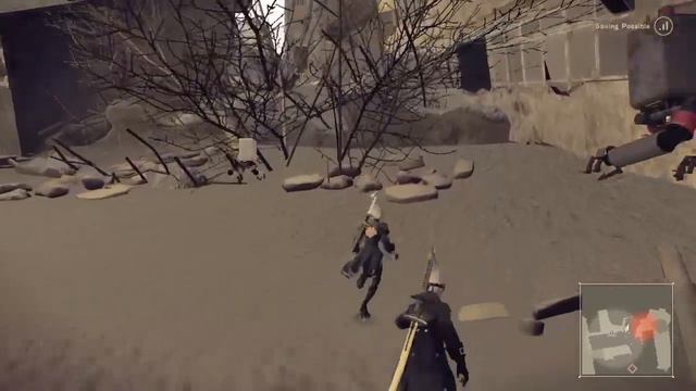 NieR Automata PS4 Desert housing смотреть онлайн