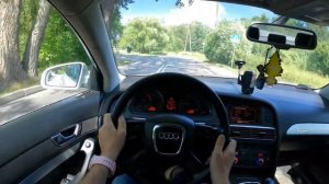 АУДИ А6 С6(3.0 225 л.с.)тест драйв/обзор/дизайн/ездовые свойства
