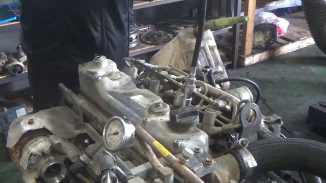 Проверка компрессии в двигателе D4DD 4230469  (4D34 Mitsubishi)