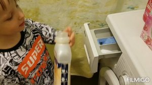 стиральная машина LG . Играем в стирку