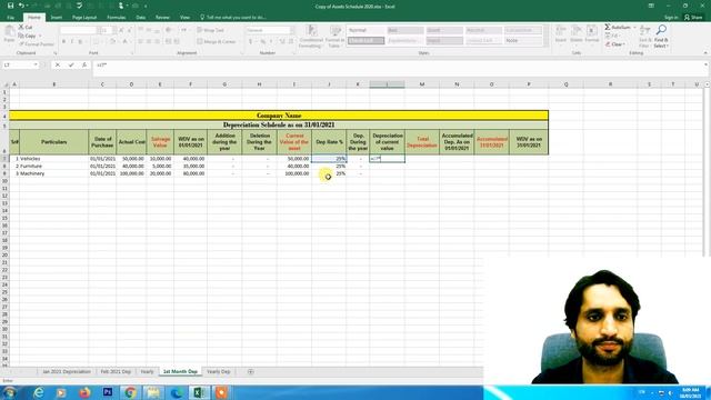 How to prepare depreciation schedule in excel смотреть онлайн