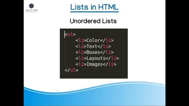 HTML | Part - 3 | Lists in HTML | Ordered List | Unordered List | Definition List смотреть онлайн