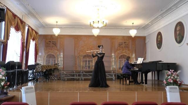 экзамен в муз. школе.В. Блодек "Концерт для флейты оркестром ре мажор" 2 и 3 части, Е. Бозза "Ария смотреть онлайн