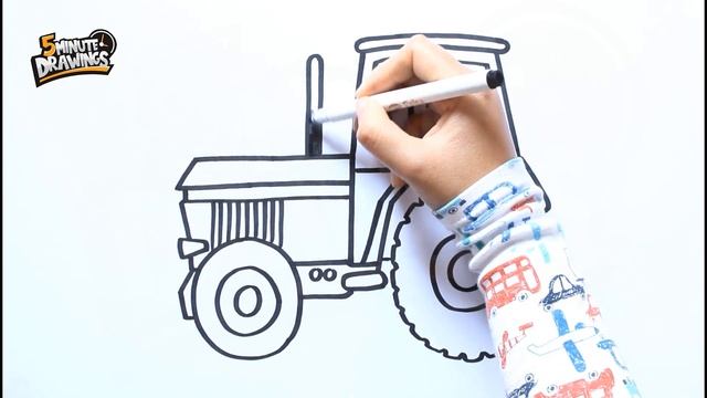 How To Draw a Tractor смотреть онлайн