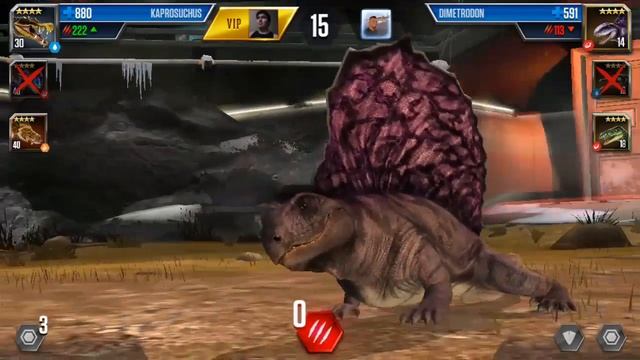 Jurassic World: The Game - Land VS Cenozoic Player Duel Battle 76 - Archaeotherium Level 40 Debut! смотреть онлайн