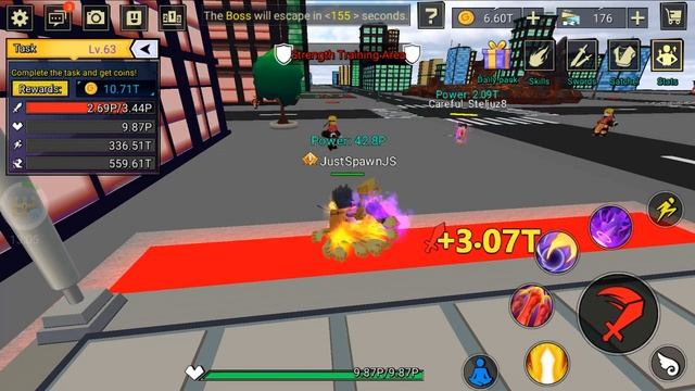Blockman Go Anime Fighting Simulator - Susanoo (Gameplay Walkthrough Part 43) Android,IOS смотреть онлайн