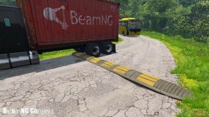 Тачки против огромных лежачих полицейских #16