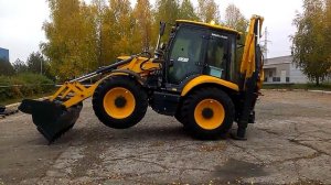 Экскаватор-погрузчик TARSUS 888 испытания