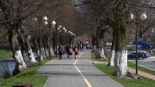 Город Гусев. Gumbinnen. Прогулка вдоль реки Писсы. 18.04.2016 г. смотреть онлайн