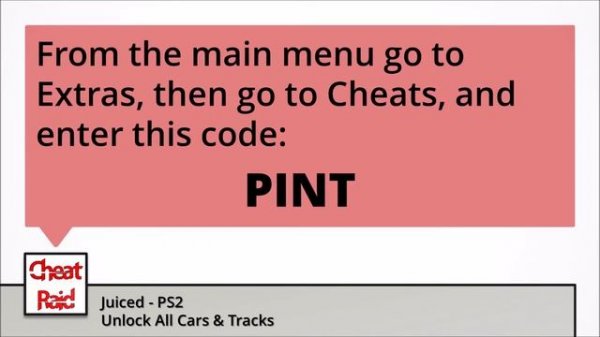 Juiced Cheat Code | PS2