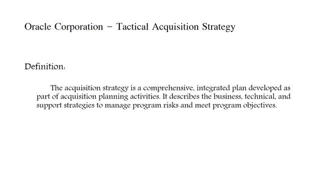 business strategy of Oracle Corporation смотреть онлайн