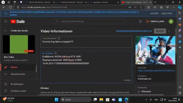 Fortnite Cup Mit Aspect?!?! смотреть онлайн