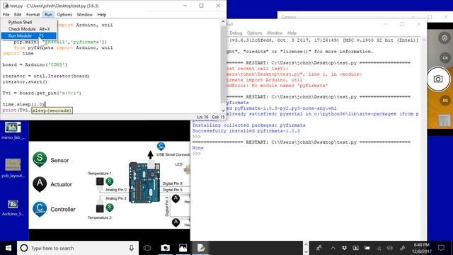Python ? + Arduino UNO with pyFirmata смотреть онлайн