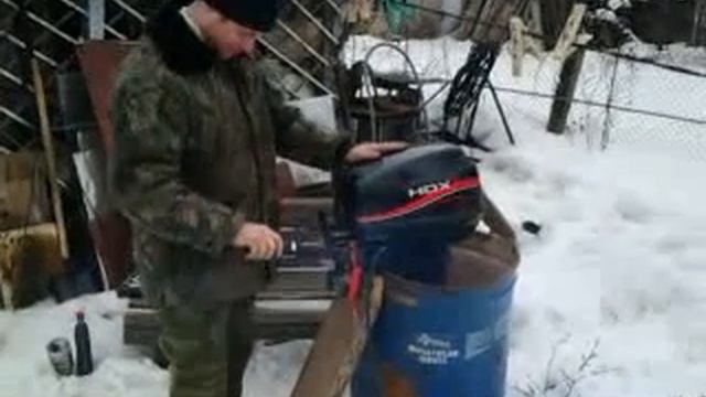 Лодочный мотор HDX 15 первый запуск смотреть онлайн