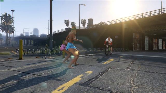 GTA 5 начало игры(PC 1080p)