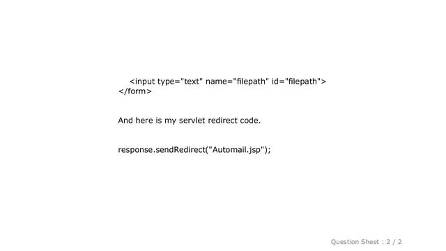 HTML : How to show success message on page.redirect from servlet to jsp смотреть онлайн