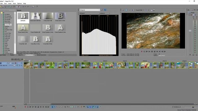 Слайдшоу  более 100 фото за 4  минуты в Сони Вегас.