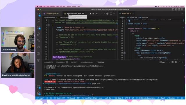 Starting a TypeScript Next.js Site with Rizèl Scarlett! смотреть онлайн
