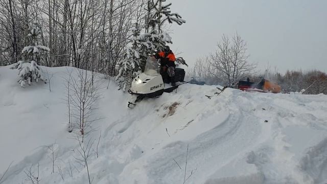 Покатушки на снегоходах буран смотреть онлайн