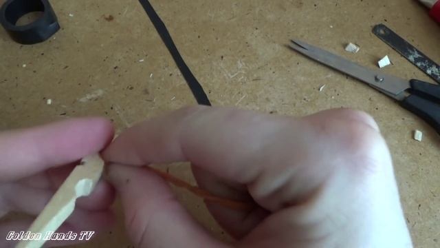 Как сделать рогатку. Мини рогатка из прищепки. смотреть онлайн