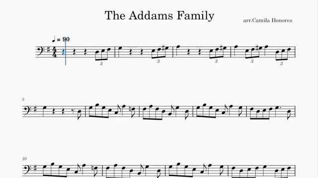 The Addams Family arr.Cello Solo смотреть онлайн