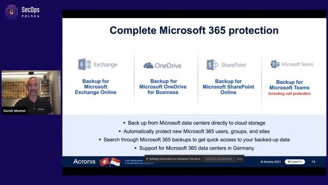 [#42] “Acronis Cyber Protect – wszystko czego potrzebuje Sec/Ops” - Dariusz Mumot смотреть онлайн