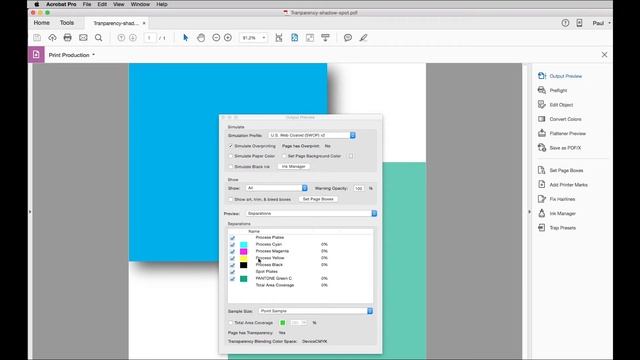 How to flatten a transparency in InDesign, Illustrator or Photoshop смотреть онлайн