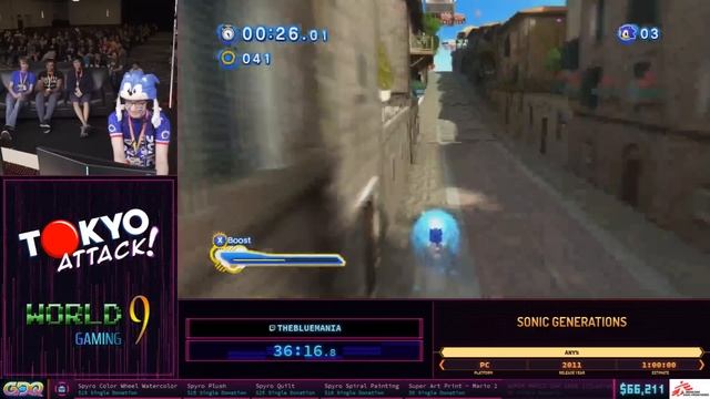 Sonic Generations by thebluemania in 56:03 - SGDQ2019 смотреть онлайн