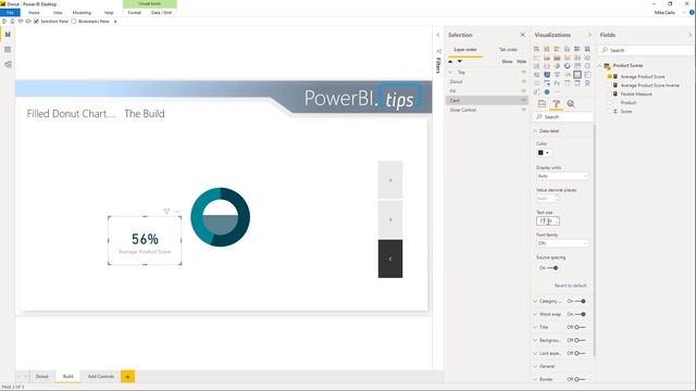 PowerBI.Tips - Tutorial - Filled Donut Chart смотреть онлайн