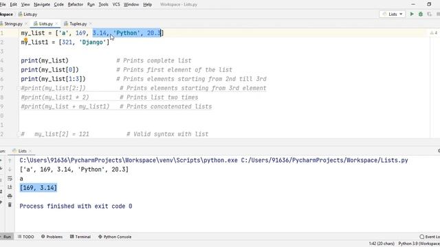 Strings, Lists & Tuples in Python смотреть онлайн