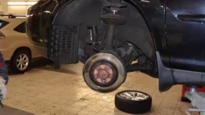 Замена тормозных дисков Lexus RX 400 gibrid